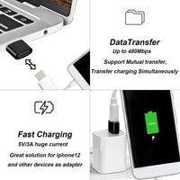 USB 3.0 auf USB C 3.1 Adapter Mini Hi-Speed USB Typ C Buchse auf USB Typ A Stecker Schnellladung Datensynchronisierung OTG Adapter Konverter