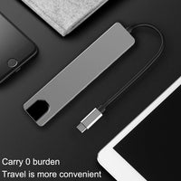 USB 3.0 Typ C HUB USB C Dockingstation zu HDMI 4K 30HZ Typ C zu RJ45 100Mbps Ethernet Adapter VGA Extender Kopfhörer PD 100W