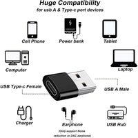 USB 3.0 auf USB C 3.1 Adapter Mini Hi-Speed USB Typ C Buchse auf USB Typ A Stecker Schnellladung Datensynchronisierung OTG Adapter Konverter