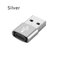 USB 3.0 auf USB C 3.1 Adapter Mini Hi-Speed USB Typ C Buchse auf USB Typ A Stecker Schnellladung Datensynchronisierung OTG Adapter Konverter