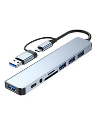 3-in-1-USB-C-Hub: Typ-C 3 in 1 PD100W + HDMI (4K/30Hz) + USB3.0