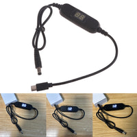 USB C Typ C 5V bis 1,2 V 3V 4,5 V 6V 7,5 V 9V 12V 2,5mm/3,5mm/4,0mm/5,5mm einstellbares Spannungs kabel Step-Up-Down-Wandler kabel