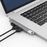 USB-C-Hub 3.0 Typ C 3.1 Vier-Port-Multifunktions-USB-OTG-Adapter, kompatibel mit verschiedenen Computergeräten