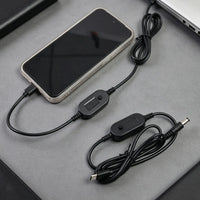 USB-C zu DC Stromkabel 140W PD Typ-C zu 5V 9V 12V 15V 20V 28V Einstellbarer Spannungsadapter Anschlusskabel für Laptops Router