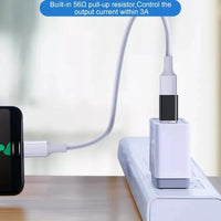 USB-C-zu-USB-3.0-Adapter, Hochgeschwindigkeits-Datenübertragung, kompakter USB-Typ-C-Anschluss für Smartp