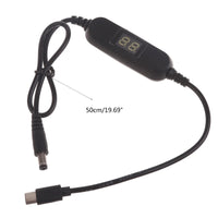 USB C Typ C 5V bis 1,2 V 3V 4,5 V 6V 7,5 V 9V 12V 2,5mm/3,5mm/4,0mm/5,5mm einstellbares Spannungs kabel Step-Up-Down-Wandler kabel