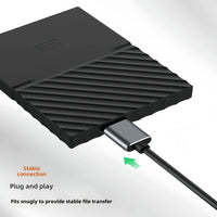 USB-C-auf-Micro-B-Kabel 3.0 (5 Gbit/s), Typ-C-Stecker auf Micro-B-Buchse, für externe Festplatte/SSD (Toshiba, WD, Seagate), MacBook, Laptop