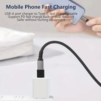 USB-C-zu-USB-3.0-Adapter, Hochgeschwindigkeits-Datenübertragung, kompakter USB-Typ-C-Anschluss für Smartp
