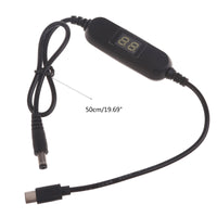 USB C Typ C 5V bis 1,2 V 3V 4,5 V 6V 7,5 V 9V 12V 2,5mm/3,5mm/4,0mm/5,5mm einstellbares Spannungs kabel Step-Up-Down-Wandler kabel