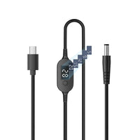 USB-C zu DC Stromkabel 140W PD Typ-C zu 5V 9V 12V 15V 20V 28V Einstellbarer Spannungsadapter Anschlusskabel für Laptops Router