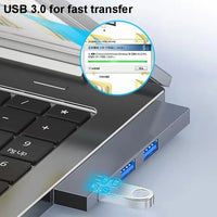 USB-C-Hub 3.0 Typ C 3.1 Vier-Port-Multifunktions-USB-OTG-Adapter, kompatibel mit verschiedenen Computergeräten