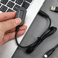 USB-C zu DC Stromkabel 140W PD Typ-C zu 5V 9V 12V 15V 20V 28V Einstellbarer Spannungsadapter Anschlusskabel für Laptops Router