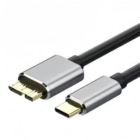 USB-C-auf-Micro-B-Kabel 3.0 (5 Gbit/s), Typ-C-Stecker auf Micro-B-Buchse, für externe Festplatte/SSD (Toshiba, WD, Seagate), MacBook, Laptop