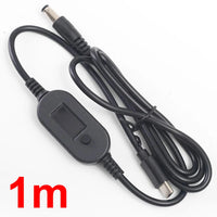 USB-C zu DC Stromkabel 140W PD Typ-C zu 5V 9V 12V 15V 20V 28V Einstellbarer Spannungsadapter Anschlusskabel für Laptops Router